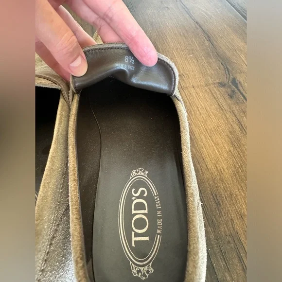 Tods Men Suede Loafers - Picture 8 of 9